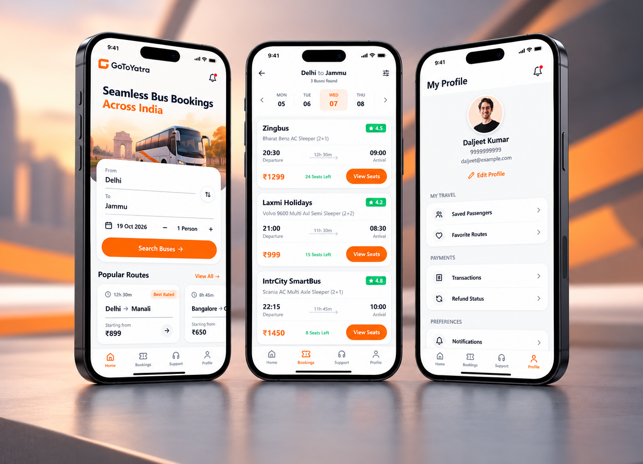 GoToYtra - Bus Booking